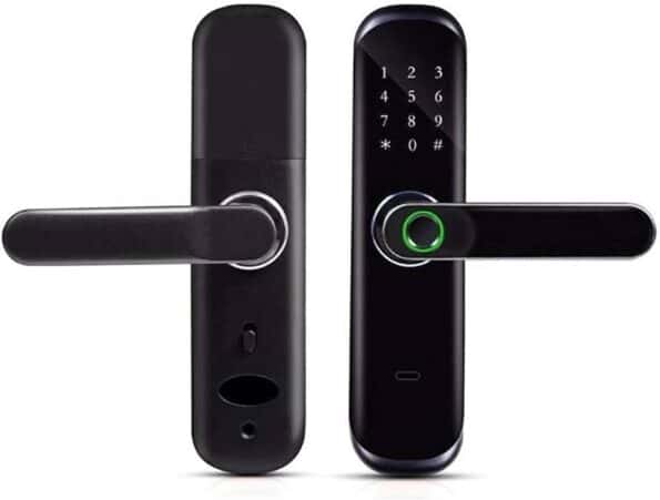 Smart Lock BLACK-3 NO APP 4 REMOTE