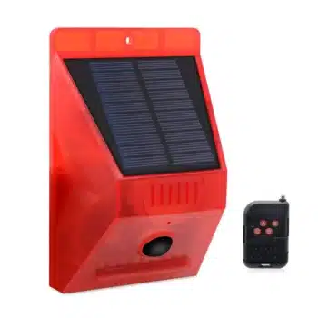 Solar and Electric-Powered Alarm System