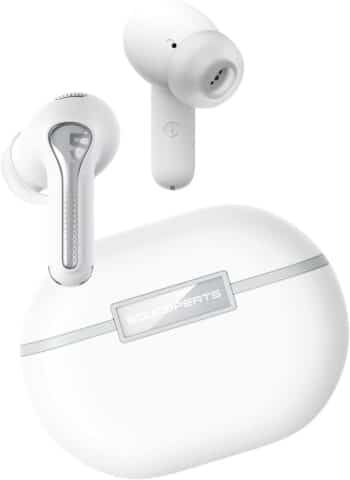 SoundPEATS Capsule3 Pro Wireless Earphones, High Resolution Audio Bluetooth Headphones with LDAC, Active Noise Cancelling Hybrid Headphones, 6 Microphones for Calls, Game Mode, Total 52H White