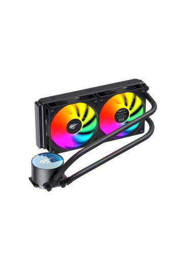 Havit F2001 Gamenote 240mm Processor Liquid Cooler – AM5 and Intel LGA1700 Compatible- Black