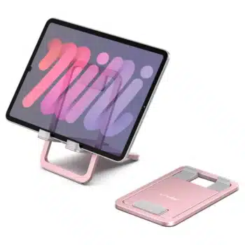 JSAUX SG0103 MINI FOLDABLE ALUMINUM PHONE STAND PINK