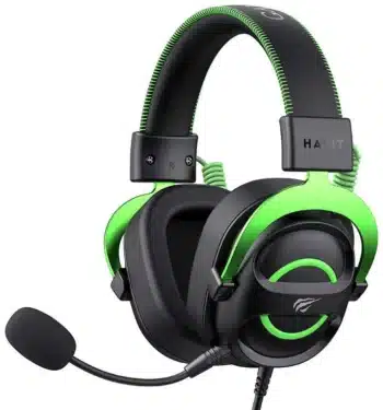 Havit H2002E Wired Gaming Headset – Black + Green