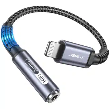 Jsaux CL0053 Lightning to 3.5mm female MFI