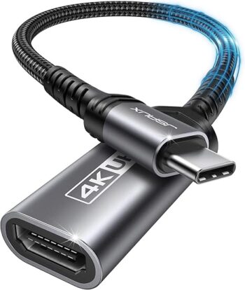 JSAUX CV0049 USB C to HDMI Adapter, 4K 30HZ, 0.2M -Grey