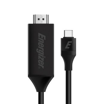 Energizer C112HKBK HDMI to USB-C Cable, 2 Meters – Black