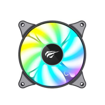 Havit F2095 Gamenote 120mm RGB Fan – 1800 RPM – Black