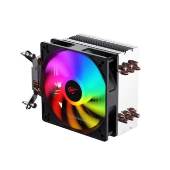 Havit F2005 Gamenote 120mm RGB CPU Fan Copper Tube Intel LGA1700 Black