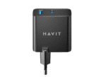 Havit wall Charger PD 45wat dual port with Gan technology for Laptop and MACBOOK and Google pixel and Iphone model uc45pro