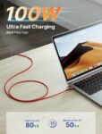 Jsaux-flex-series-cable-usb-c-to-usb-c-cable-3a-60w-fast-charging-durable-nylon-braided-cable-2m-red