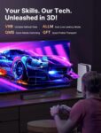JsauxCV0030USB-CMaleToHDMIMale4K_60HZCable3MGrey-1