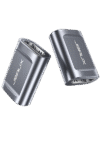 JSAUX 2-Pack 4K HDR HDMI Extension Connector Adapter Aluminum Alloy – Grey