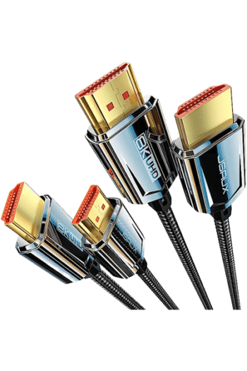 JSAUX 1pack 8K@60Hz HDMI to HDMI Zinc Alloy Cable 3 meter cv0046 BLACK