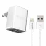 ENERGIZER ACA2CEUULI3 WALL CHARGER 3.4A+Lightning White