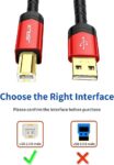 jasux-usb-a-usb-b2.0-alumium-printer-cable-red-2m