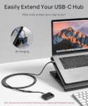 jasux-usb-c-male-usb-c-female-3.1-gen2-5a-extension-grey-0.5m