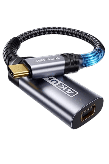 JSAUX 4K@60Hz USB C to Mini DP Adapter GREY