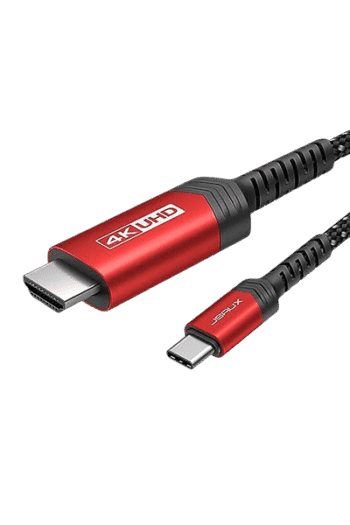 Jsaux USB C to HDMI Male 3m red