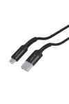 JSAUX black TPE 60W 3A Type C Fast Charging Cable – Type C to USB A